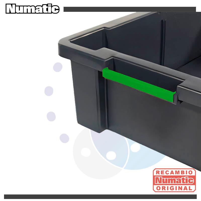 Indicador verde para cajas de almacenamiento