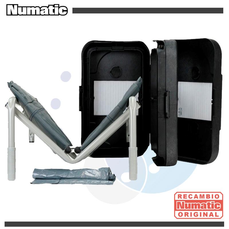 Kit doble bolsa 240L (2x120L) con tapas y manillar SERVO-Matic