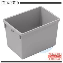 Cubo gris sin asa 10L