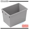 Cubo gris sin asa 10L