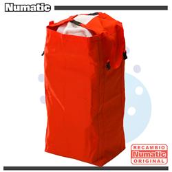 Bolsa de recogida roja 100L