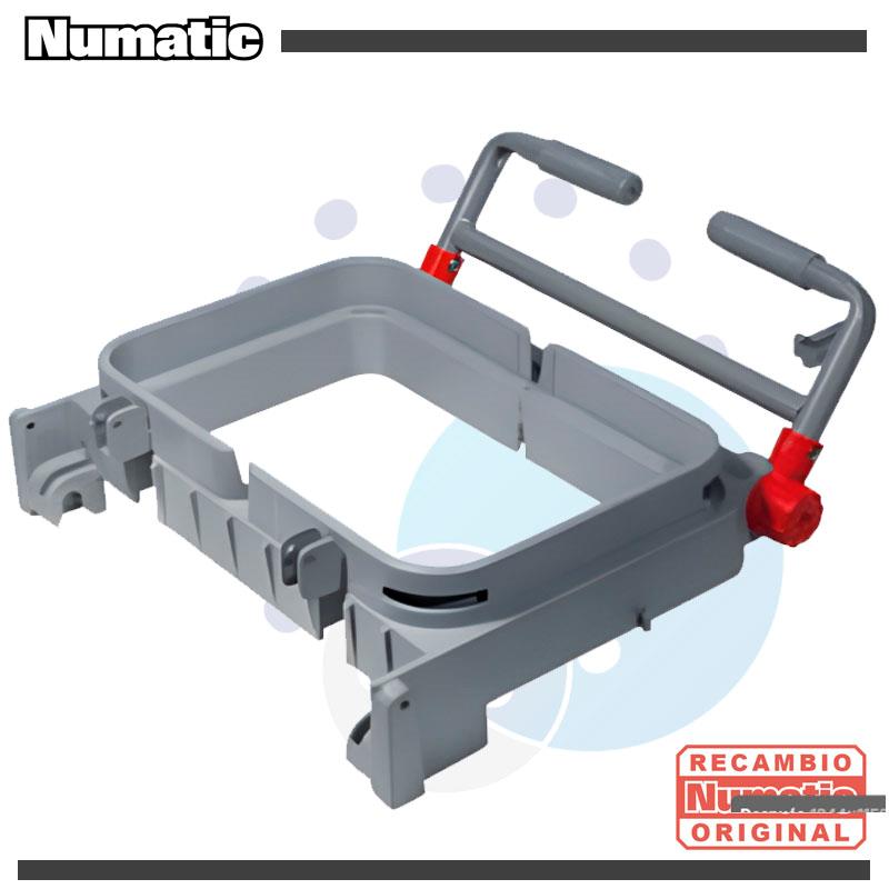 Soporte abatible con manillar para bolsa 120L (2x70L)
