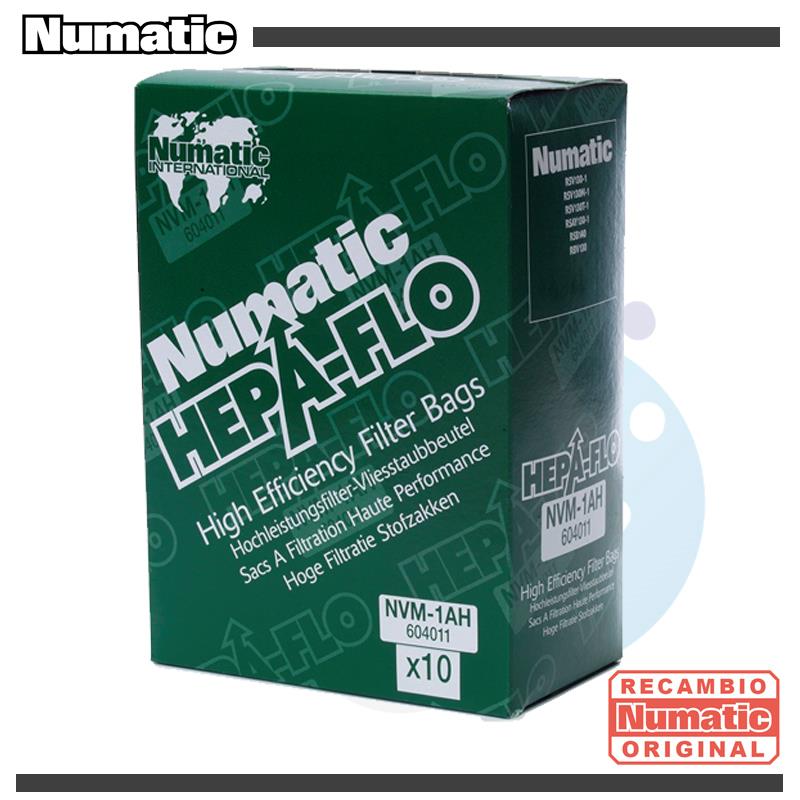 Bolsas Filtro HepaFlo (Pack 10) NVM 1AH
