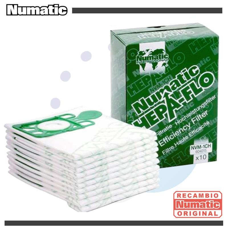Bolsas Filtro HepaFlo (Pack 10) NVM 1CH