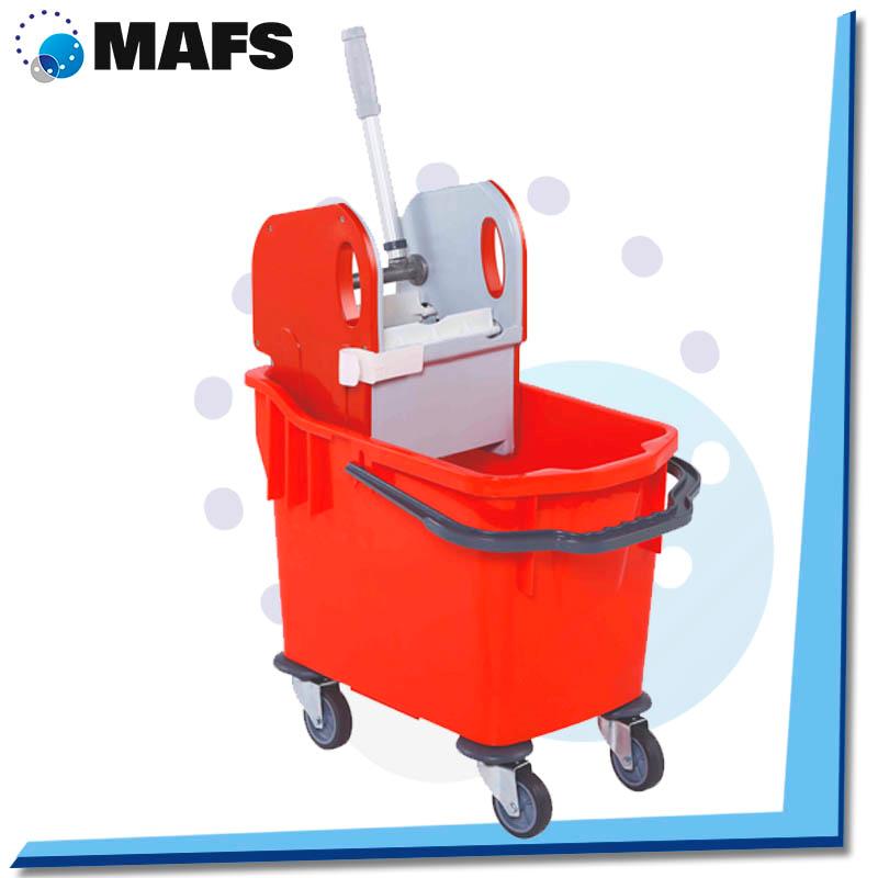 CUBO TANK DELTA ROJO SINGLE 25L CON PRENSA