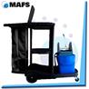 CARRO LIMPIEZA AZABACHE + 1 CUBO 25 L.