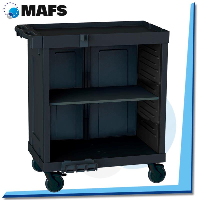 CARRO HABITACIONES Eco STAFF CON BALDA DE MADERA PAS