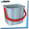 CUBO GRIS 25L ASA ROJA PARA CUBO TANK DELTA