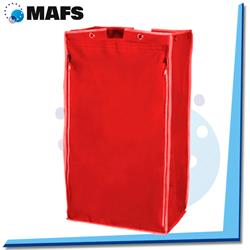 SACO 120L ROJO CON CREMALLERA
