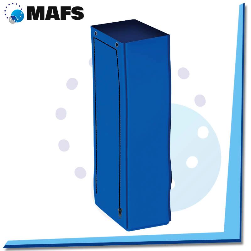 SACO 50L AZUL CON CREMALLERA PARA CARRO STAFF OMNI