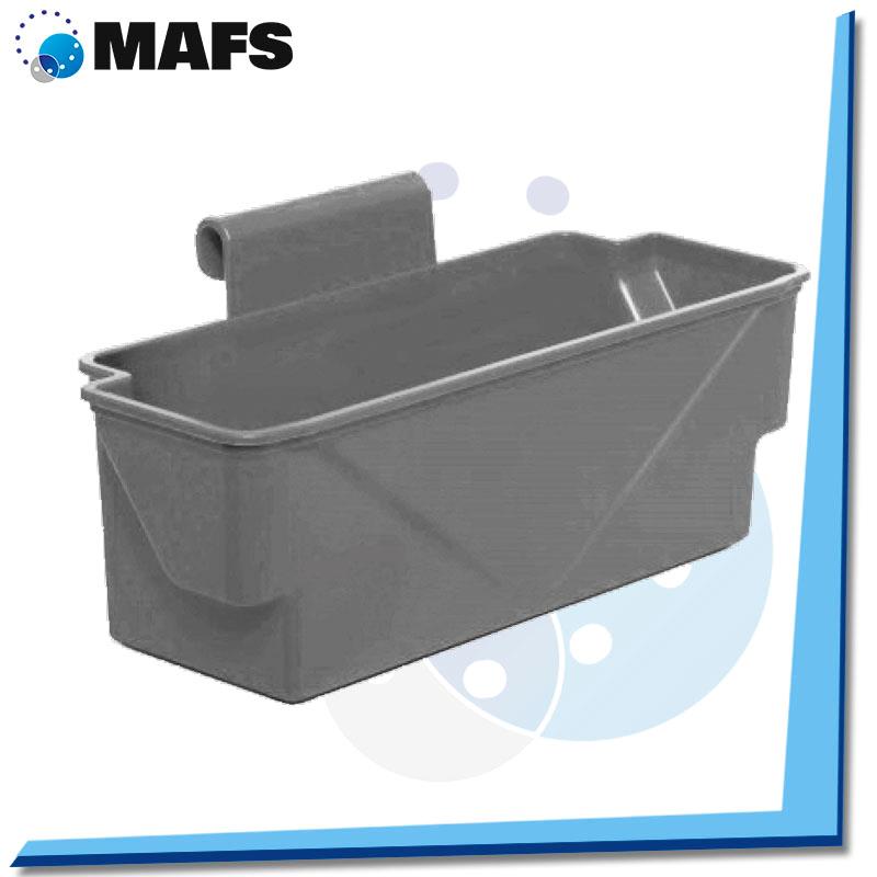 CESTA PLASTICO GRIS CUBO TANKS DOBLES