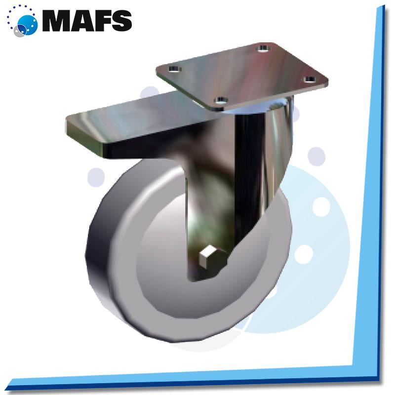 RUEDA 100MM C/FRENO CARROS STAFF