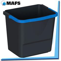 CUBO NEGRO 10 L. CON ASA AZUL STAFF